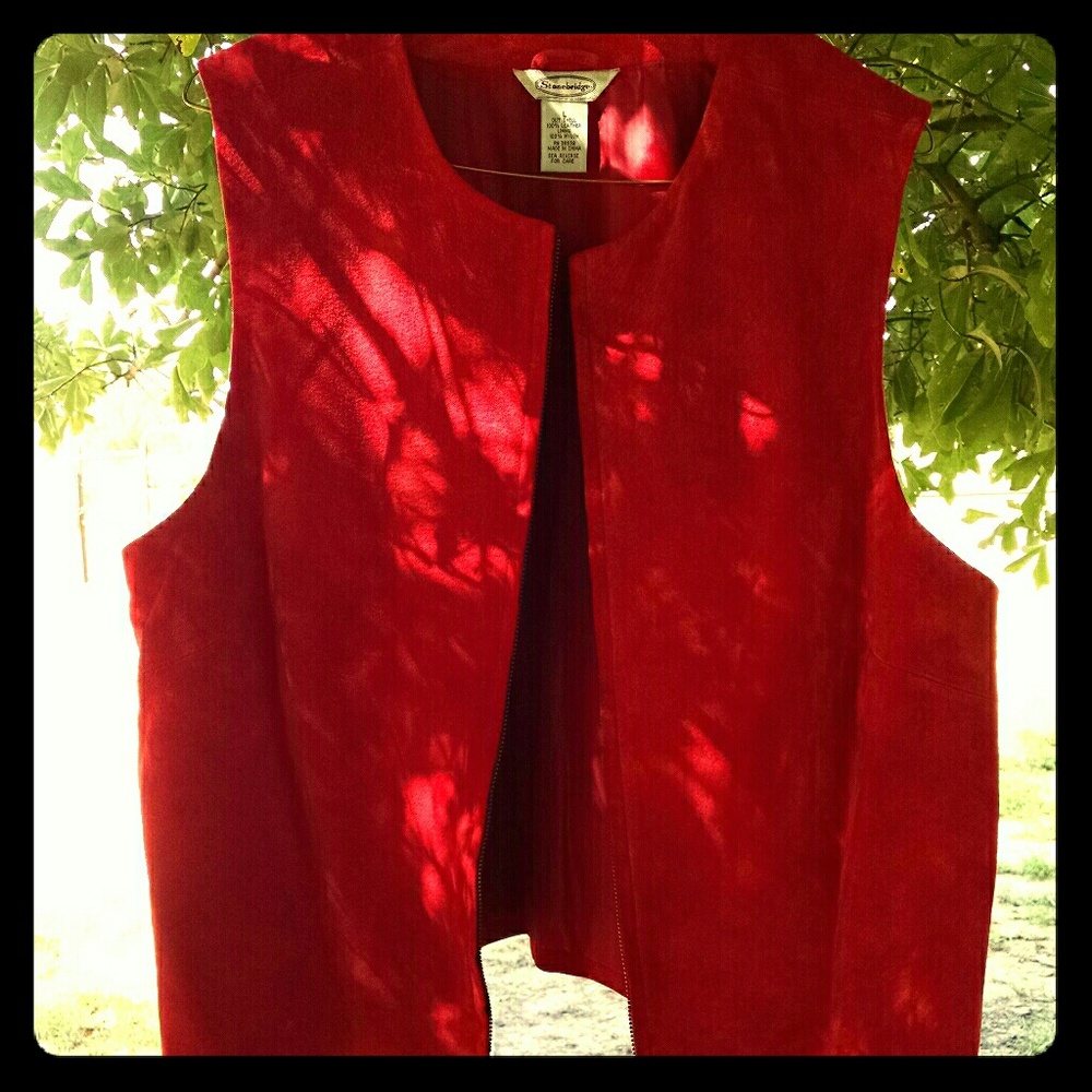 Leather vest